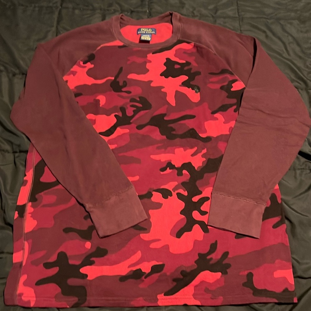 Men’s Polo by Ralph Lauren camouflage waffle shirt